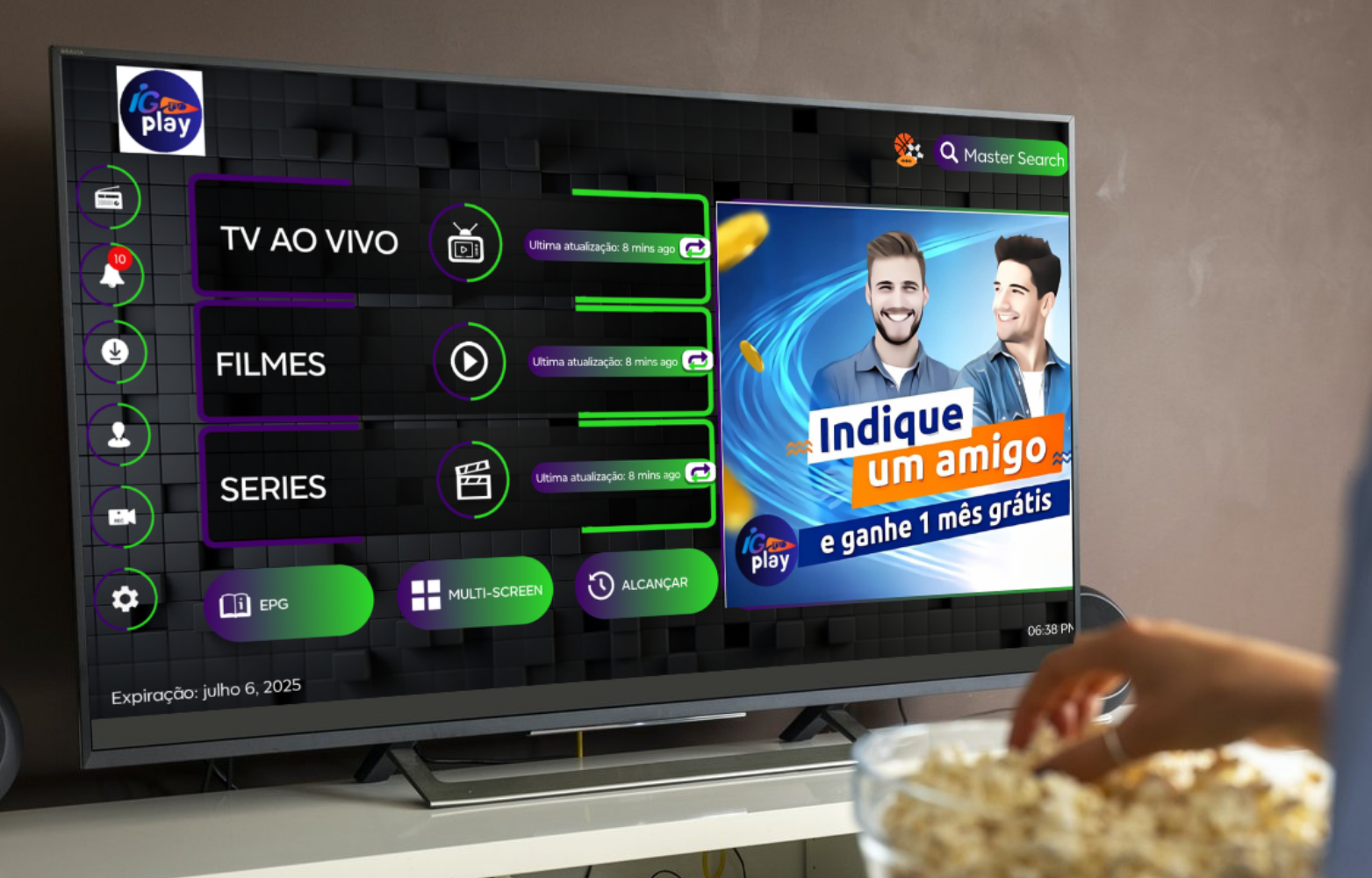 SMARTER VERDE USUARIO E SENHA